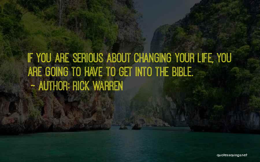 Life Changing Bible Quotes By Rick Warren