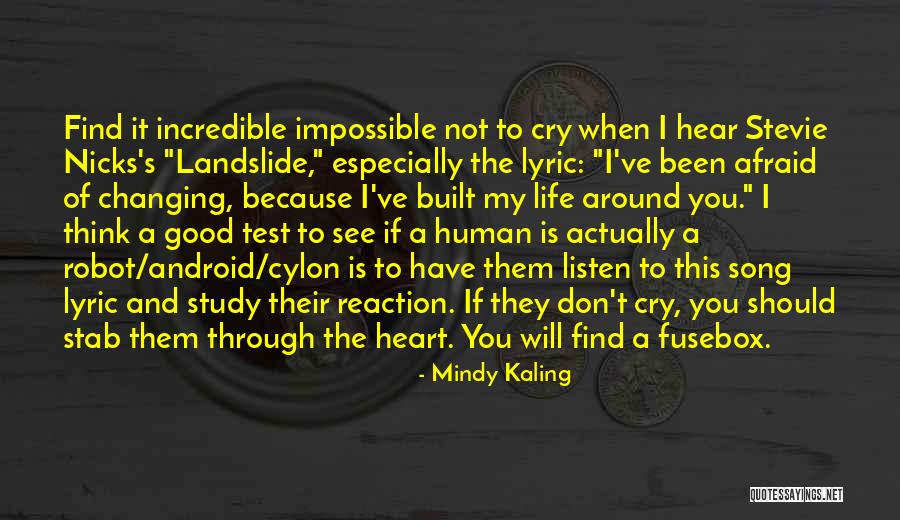 Life Changing Music Quotes By Mindy Kaling