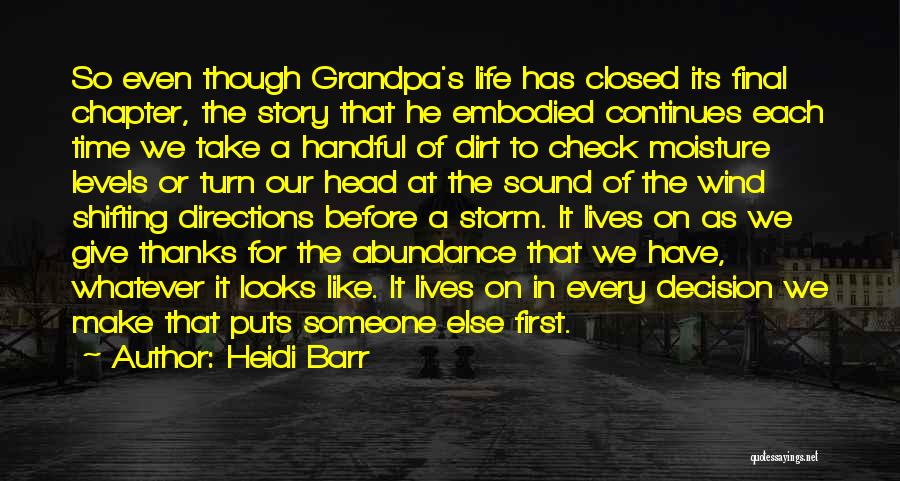 Life Chapter Closed Quotes By Heidi Barr