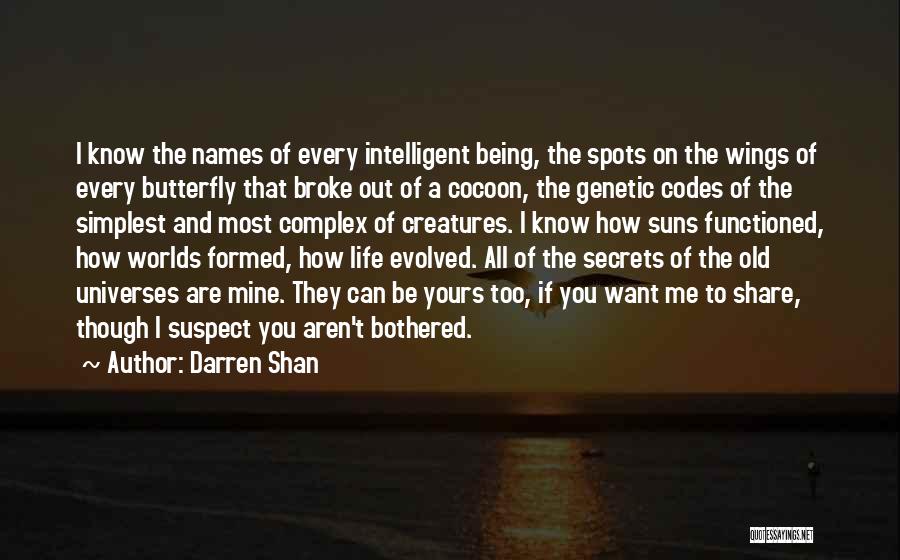 Life Codes Quotes By Darren Shan