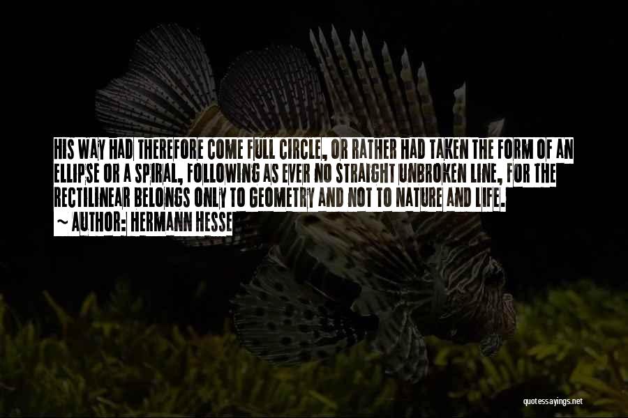 Life Comes Full Circle Quotes By Hermann Hesse