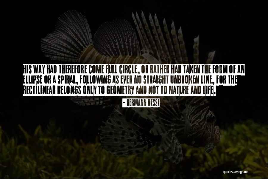 Life Comes Full Circle Quotes By Hermann Hesse