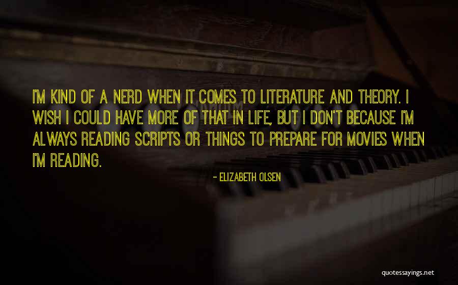 Life Comes Quotes By Elizabeth Olsen