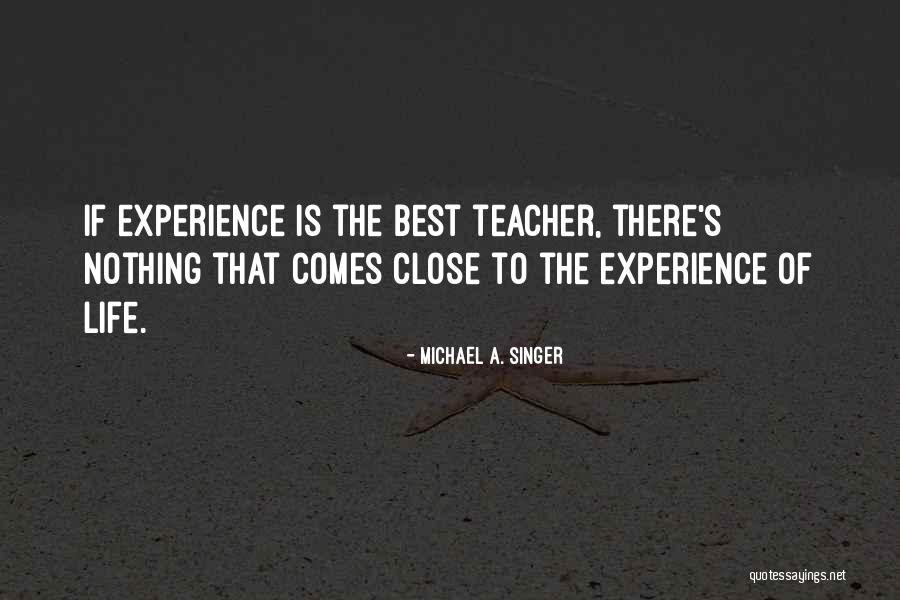Life Comes Quotes By Michael A. Singer