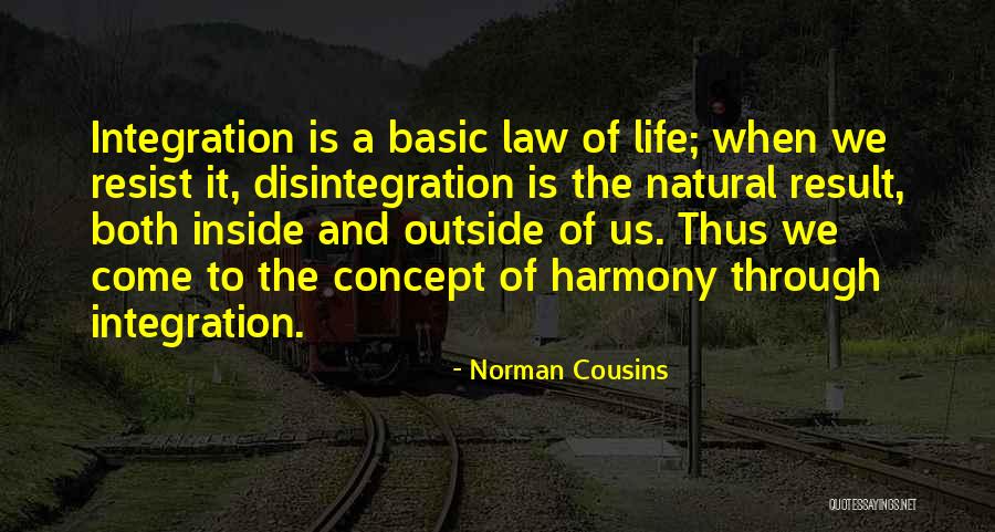 Life Concept Quotes By Norman Cousins