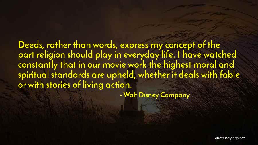 Life Concept Quotes By Walt Disney Company