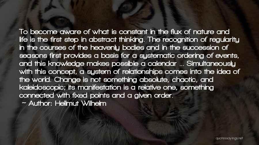 Life Constant Change Quotes By Hellmut Wilhelm