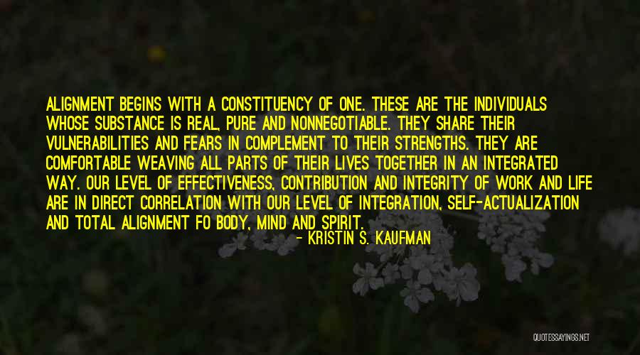 Life Contribution Quotes By Kristin S. Kaufman Life Contribution Quotes By Kristin S. Kaufman