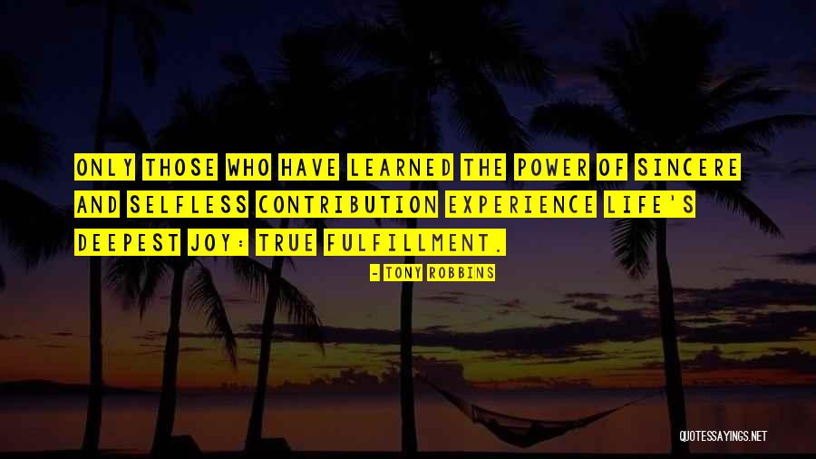 Life Contribution Quotes By Tony Robbins Life Contribution Quotes By Tony Robbins