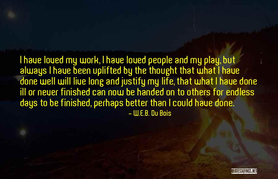 Life Could Have Been Better Quotes By W.E.B. Du Bois