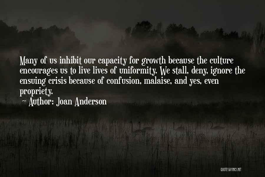 Life Crisis Quotes By Joan Anderson