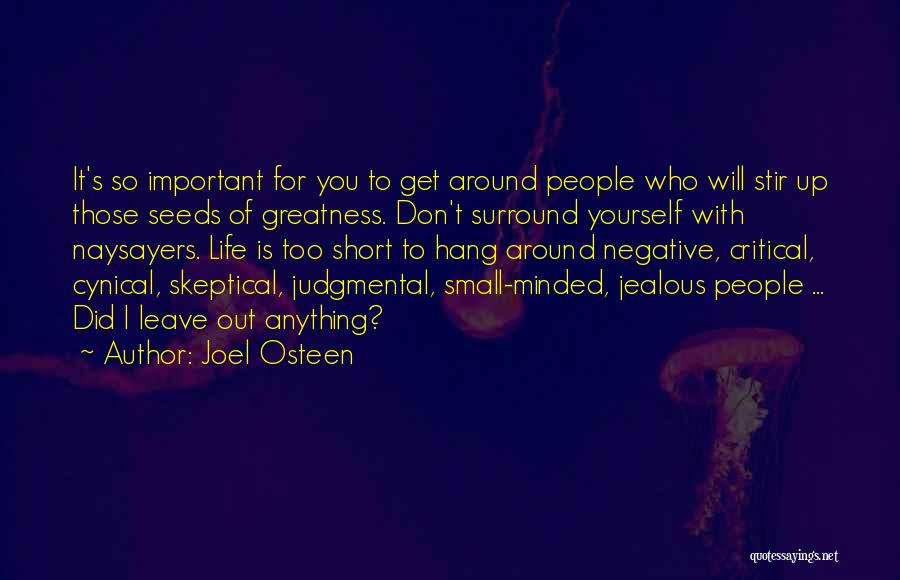 Life Cynical Quotes By Joel Osteen