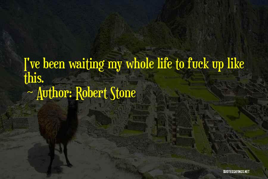 Life Cynical Quotes By Robert Stone