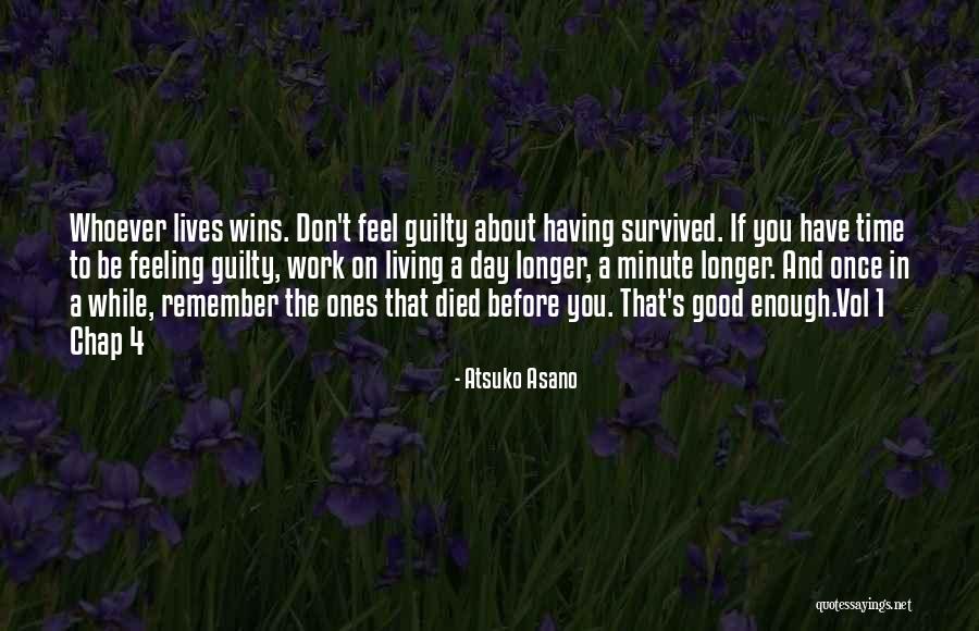 Life Death Time Quotes By Atsuko Asano Life Death Time Quotes By Atsuko Asano