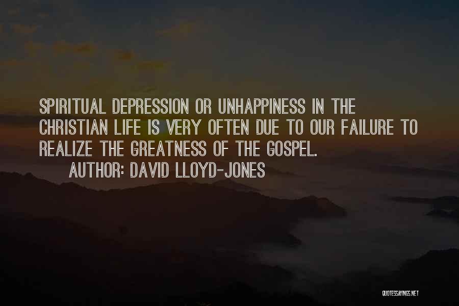Life Depression Quotes By David Lloyd-Jones