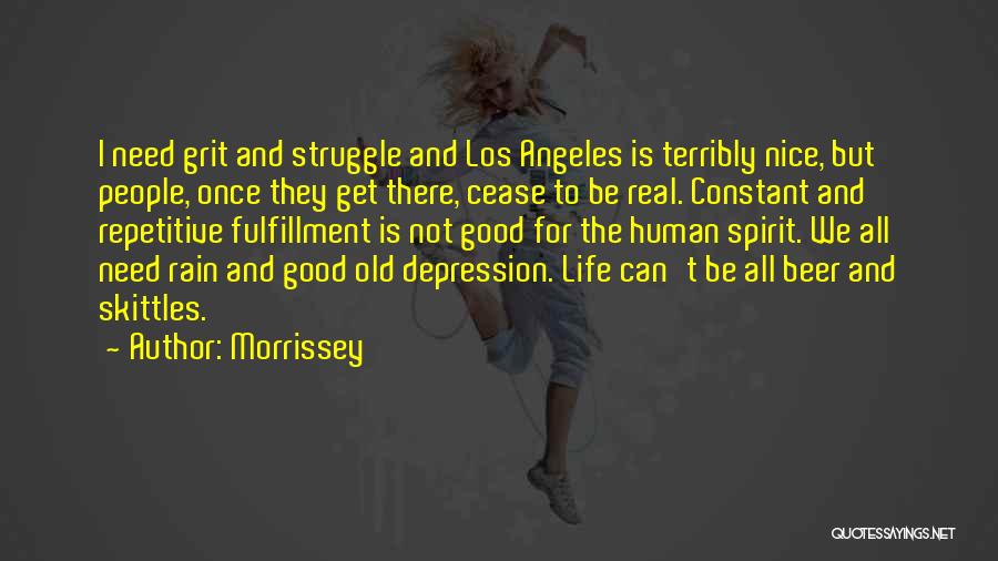 Life Depression Quotes By Morrissey