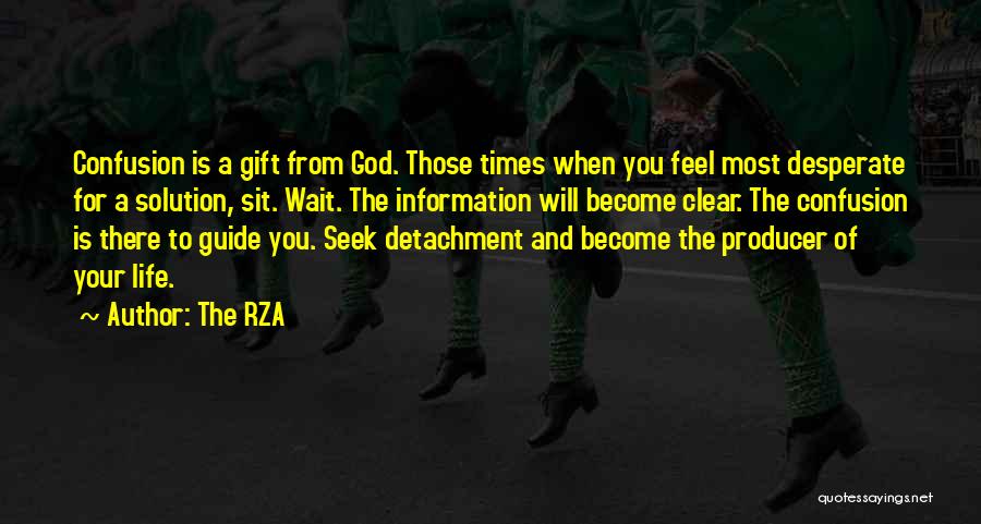 Life Detachment Quotes By The RZA