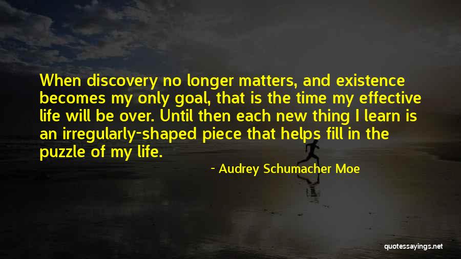 Life Discovery Quotes By Audrey Schumacher Moe Life Discovery Quotes By Audrey Schumacher Moe
