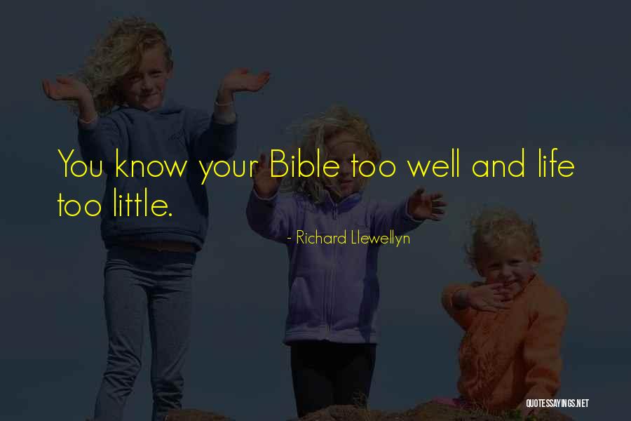 Life Discretion Quotes By Richard Llewellyn Life Discretion Quotes By Richard Llewellyn