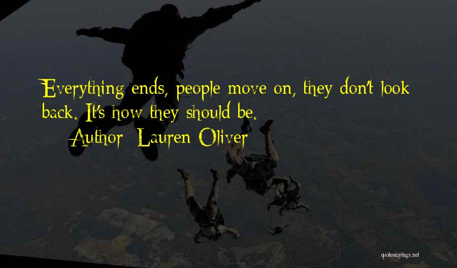 Life Don't Look Back Quotes By Lauren Oliver