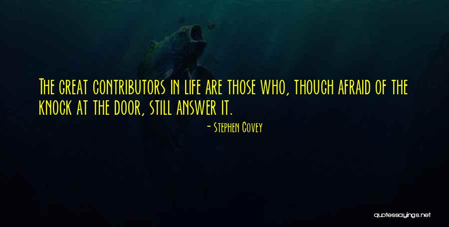 Life Door Quotes By Stephen Covey