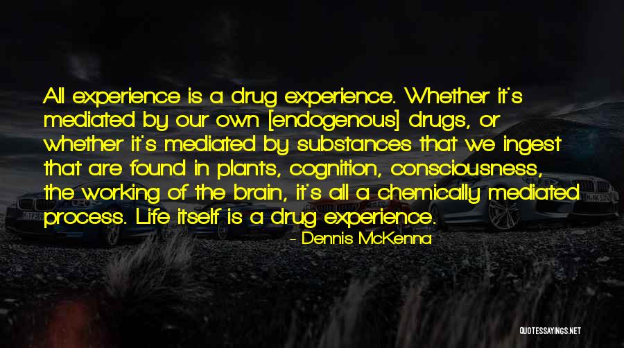 Life Drugs Quotes By Dennis McKenna