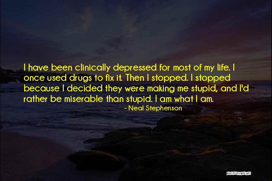 Life Drugs Quotes By Neal Stephenson