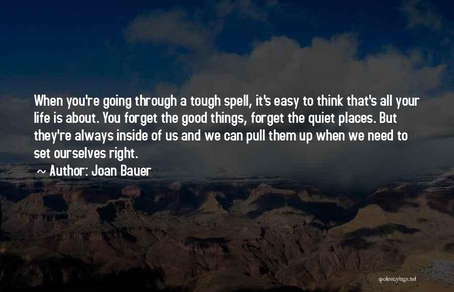 Life Easy Going Quotes By Joan Bauer