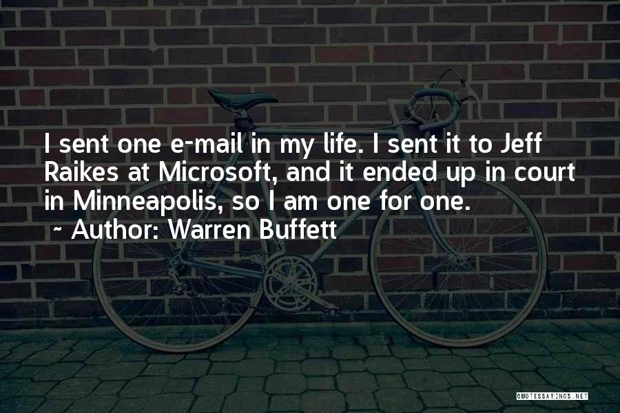 Life Ended Quotes By Warren Buffett