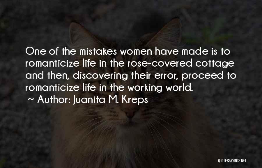 Life Error Quotes By Juanita M. Kreps