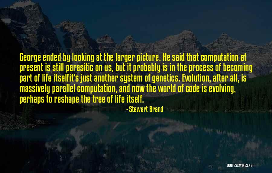 Life Evolution Quotes By Stewart Brand