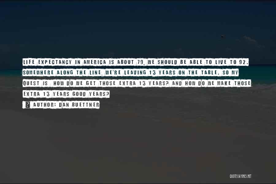 Life Expectancy Quotes By Dan Buettner Life Expectancy Quotes By Dan Buettner