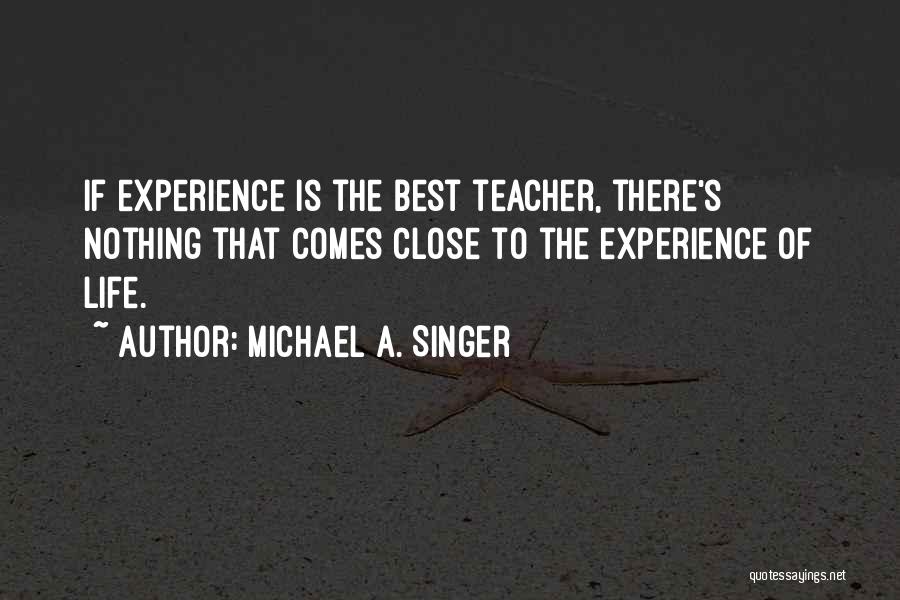 Life Experiences Quotes By Michael A. Singer