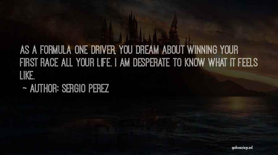 Life Feels Like A Dream Quotes By Sergio Perez