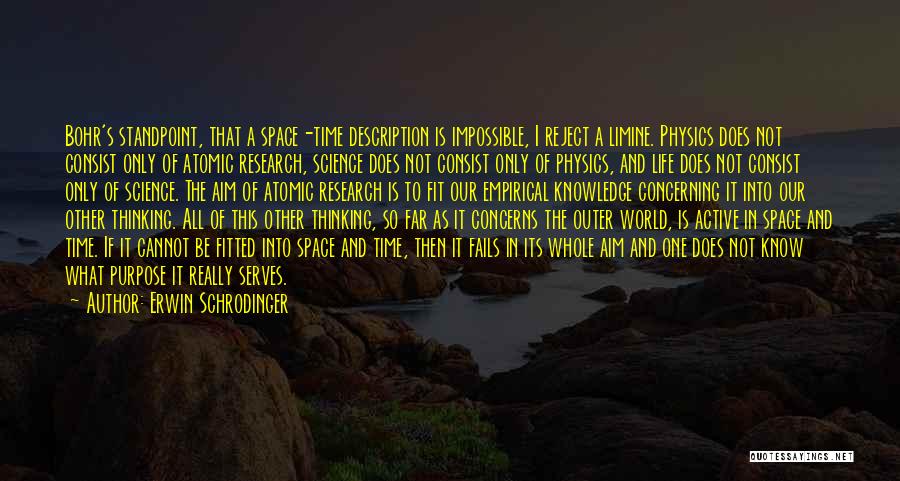 Life Fit Quotes By Erwin Schrodinger