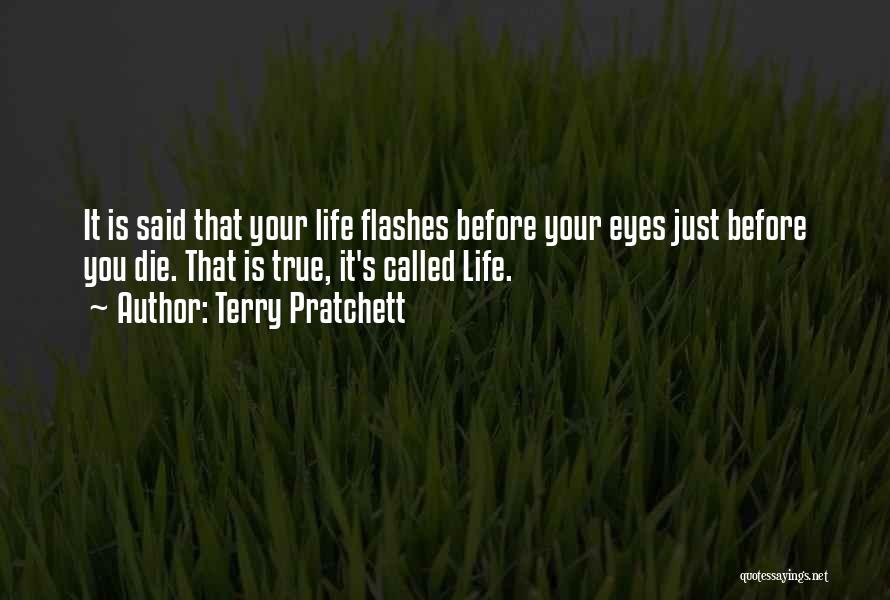Life Flashes Quotes By Terry Pratchett
