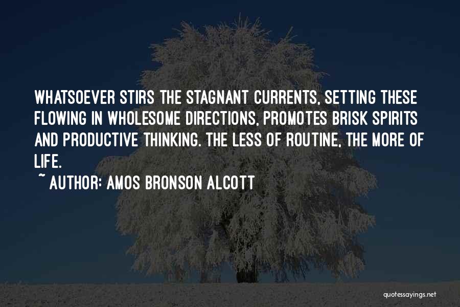 Life Flowing Quotes By Amos Bronson Alcott