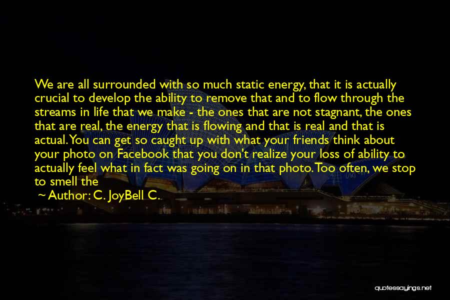 Life Flowing Quotes By C. JoyBell C.