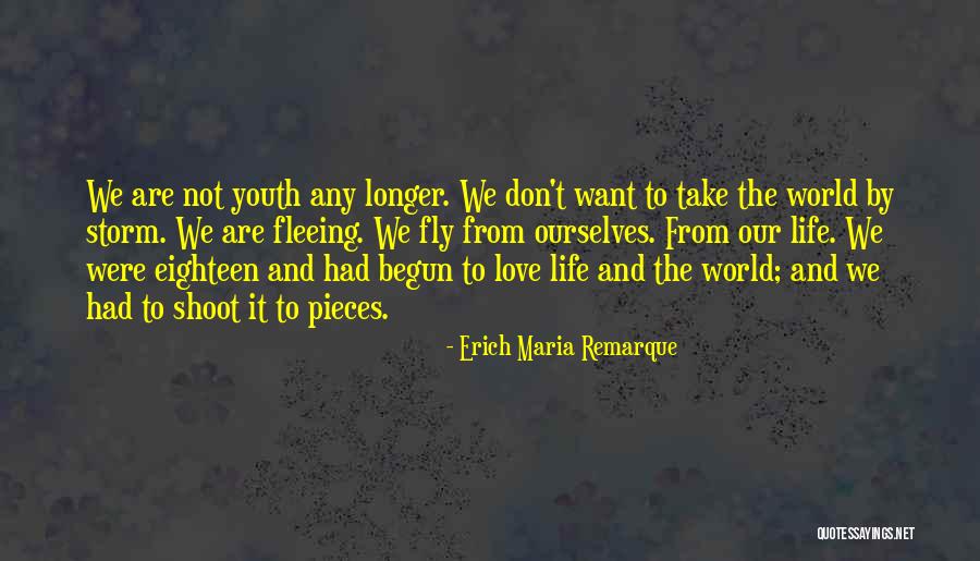 Life Fly By Quotes By Erich Maria Remarque