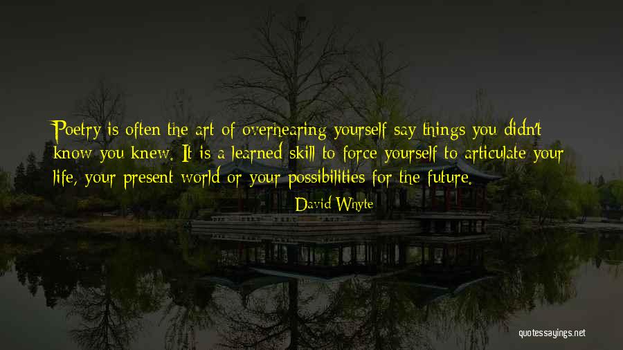 Life Force Quotes By David Whyte