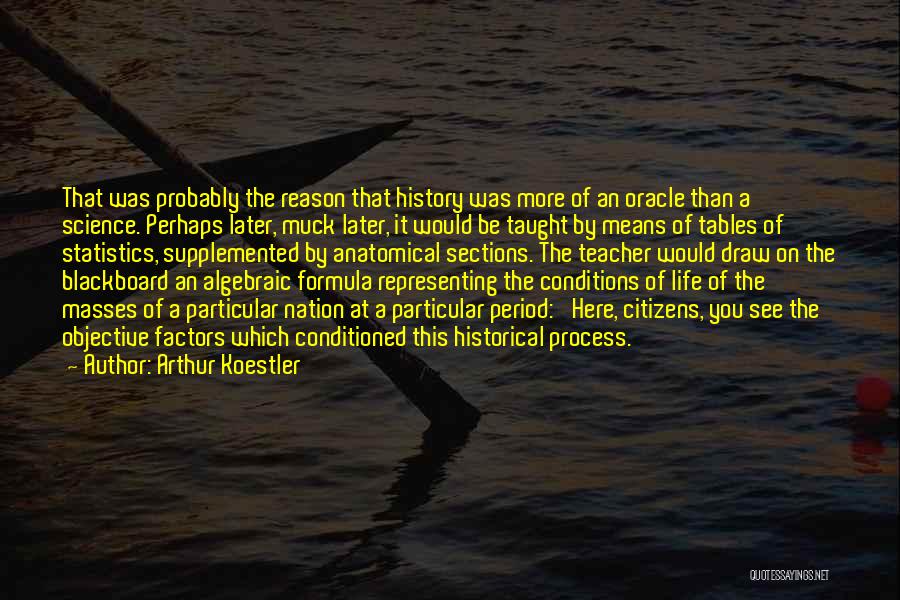 Life Formula Quotes By Arthur Koestler