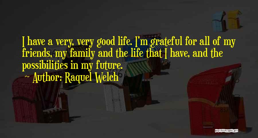 Life Friends Family Quotes By Raquel Welch