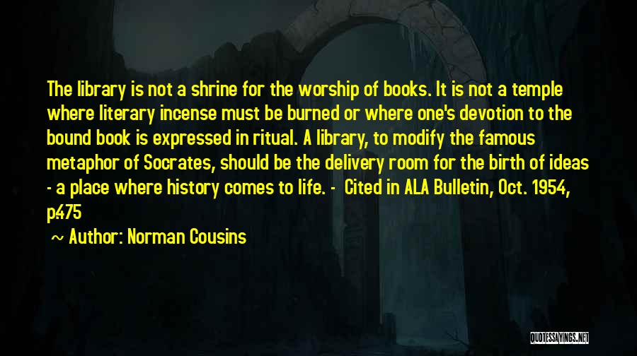 Life From Famous Books Quotes By Norman Cousins