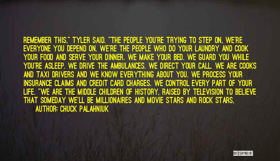 Life From Movie Stars Quotes By Chuck Palahniuk