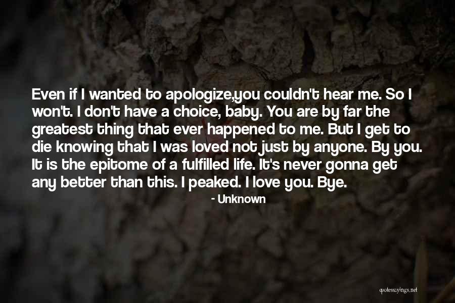 Life Fulfilled Quotes By Unknown Life Fulfilled Quotes By Unknown