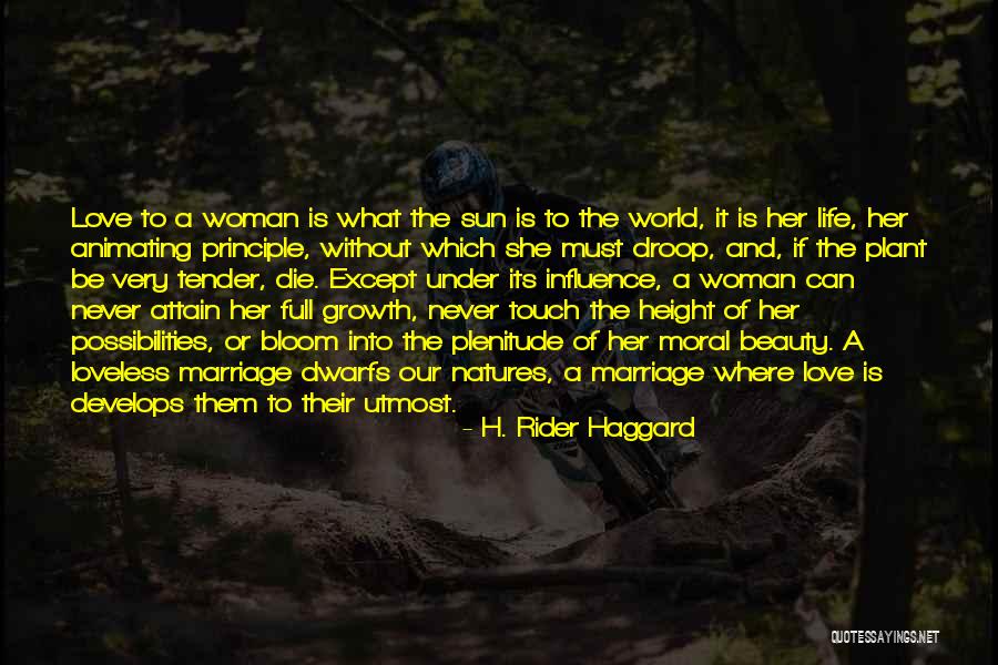 Life Full Beauty Quotes By H. Rider Haggard