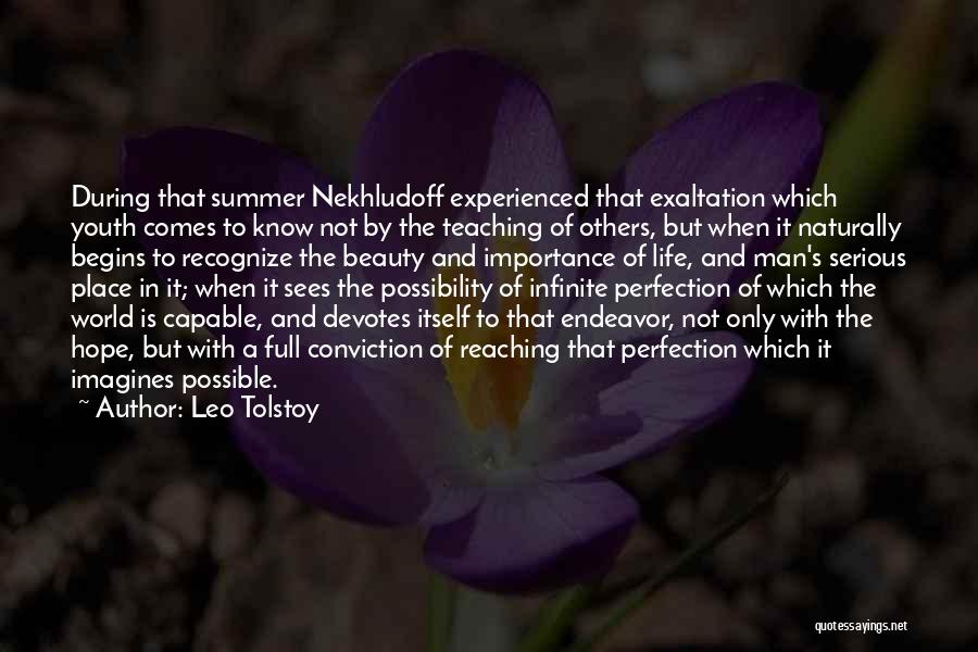 Life Full Beauty Quotes By Leo Tolstoy