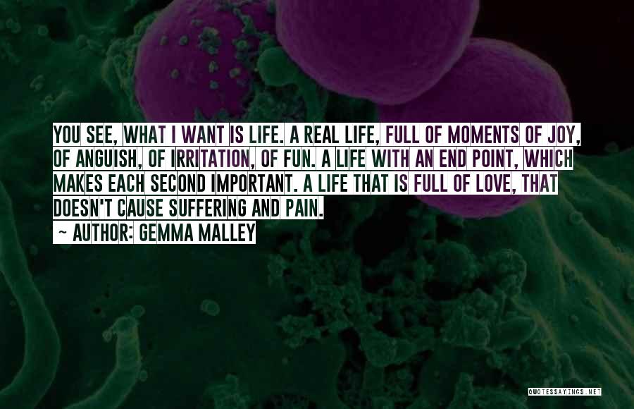 Life Full Joy Quotes By Gemma Malley