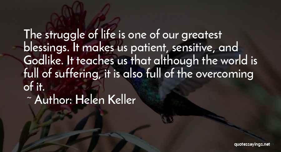 Life Full Of Blessings Quotes By Helen Keller