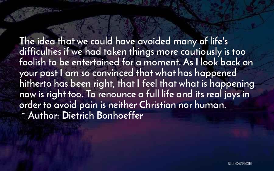 Life Full Pain Quotes By Dietrich Bonhoeffer